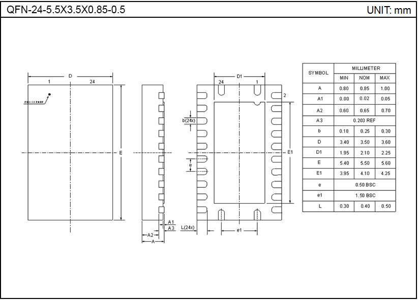 QFN-24-5.5X3.5X0.85-0.5